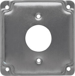 Raco Square Steel Box Cover For 1 Receptacle