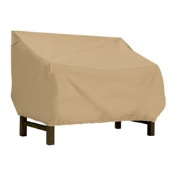 Classic Accessories 31 in. H X 32 in. W X 75 in. L Brown Polyester Loveseat Cover
