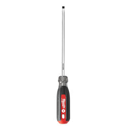 Milwaukee 3/16 in. S X 6 in. L Slotted Cushion Grip Screwdriver 1 pc