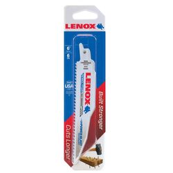 Lenox 6 in. Bi-Metal Reciprocating Saw Blade 6 TPI 2 pk