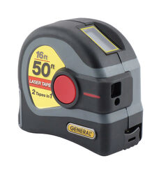 General Tools 2-in-1 Laser Tape Measure 1 pc