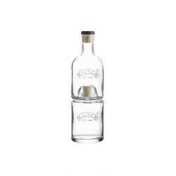 Kilner 3.97 in. W X 3.97 in. L Clear Glass Stackable Bottle Set