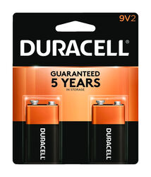 Duracell Coppertop 9-Volt Alkaline Batteries 2 pk Carded