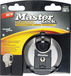 Master Lock 1-11/16 in. H X 1 in. W X 3-1/8 in. L Steel Ball Bearing Locking Shrouded Shackle