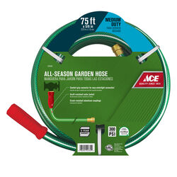 Ace 5/8 in. D X 75 ft. L Medium-Duty Green Hose