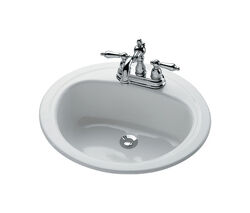 Bootz Laurel Enameled Steel Lavatory Sink