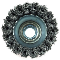 Forney 2.75 in. D X 5/8 in. S Knotted Steel Cup Brush 12500 rpm 1 pc