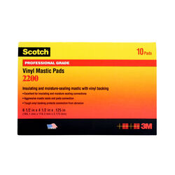 Scotch 3-1/4 in. W X 4-1/2 L Black Vinyl Electrical Tape