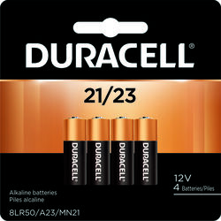 Duracell Alkaline 12-Volt 12 V Security Battery 21/A23 4 pk