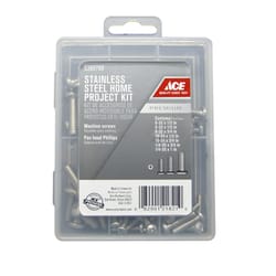 Ace No. 10 S X Assorted in. L Phillips Pan Head Screw Kit 68 pk