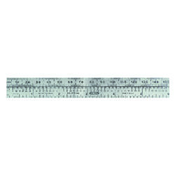 General Tools 6 in. L X 3/4 in. W Stainless Steel Precision Pocket Rule Metric