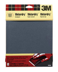 3M 11 in. L X 9 in. W Assorted Grit Silicon Carbide Sandpaper 5 pk