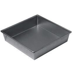 Chicago Metallic 9 in. W X 9 in. L Square Cake Pan Gray