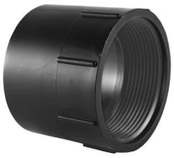 Charlotte Pipe 4 in. Hub T X 4 in. D FPT ABS Adapter