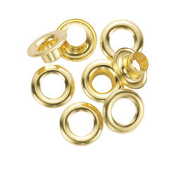 General Tools 3/8 in. D X 0.375 in. D Brass Grommet 24 pk