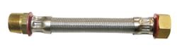 Ace 3/4 in. FIP T X 3/4 in. D MIP 18 in. Stainless Steel Supply Line