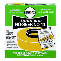 Harveys Toilet Bowl Gasket with Wax & Flange Polyethylene For