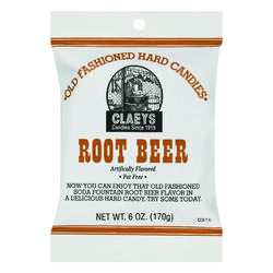 Claeys Old Fashioned Root Beer Hard Candy 6 oz