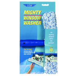 Ettore Mighty Window Washer 10 in. Plastic Window Squeegee