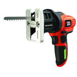 Black and Decker 7.2 V Cordless Brushed Reciprocating Saw Kit (Battery & Charger)
