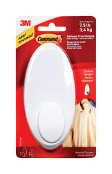 3M Command Large Plastic Clothes Hanger 5 in. L 1 pk