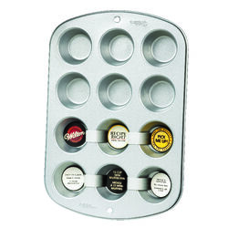 Wilton 3.4 in. W X 11.8 in. L Mini Muffin Pan Silver