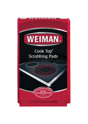 Weiman No Scent Cooktop Scrubbing Pads 3 ct Sponge