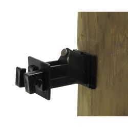 Dare Products Wood Post Insulator Black