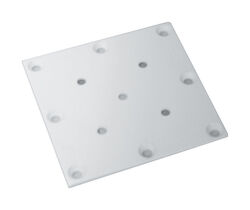 Genova 6 in. H X 5.13 in. W X 0.63 in. L Vinyl Mounting Plate