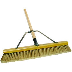Quickie Job Site Polypropylene 24 in. Smooth Surface Push Broom