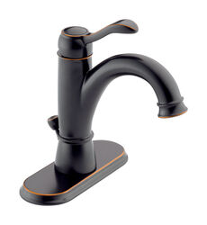 Delta Porter Oil Rubbed Bronze Single Handle Lavatory Faucet 4 in.