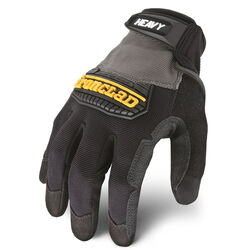 Ironclad Men's Heavy Duty Gloves Black/Gray Large 1 pair