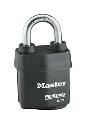 Master Lock ProSeries 2-1/8 in. W Steel Pin Tumbler Padlock 1 pk Keyed Alike