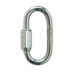 Campbell Chain Polished Stainless Steel Quick Link 660 lb 2 in. L