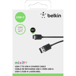 Belkin MixIt Up USB to Type C Cable 6 ft. Black