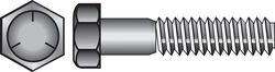 Hillman 7/16 in. D X 4-1/2 in. L Heat Treated Zinc Steel Hex Head Cap Screw 25 pk