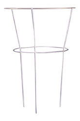 Glamos Wire 30 in. H X 18 W Gray Steel Peony Cage