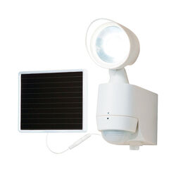 All-Pro Motion-Sensing Solar Powered LED White Entry Light