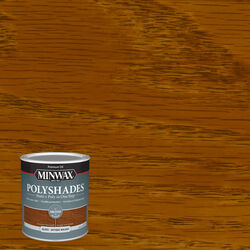 Minwax PolyShades Semi-Transparent Gloss Antique Walnut Oil-Based Stain 1 qt
