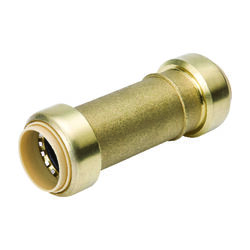 BK Products ProLine 1/2 Push T X 1/2 D Push Brass Repair Coupling