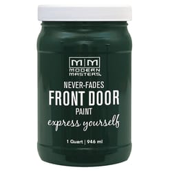 Modern Masters Satin Successful Green Water Base Door Paint Exterior and Interior 1 qt