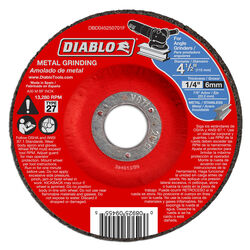 Diablo 4-1/2 in. D X 7/8 in. S Aluminum Oxide Metal Grinding Disc 1 pc