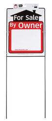Hy-Ko English White Informational Sign 42 in. H X 15 in. W