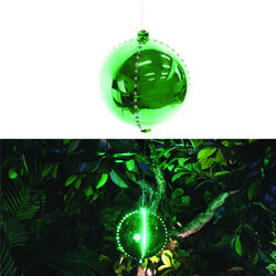 Alpine Green Outdoor LED Ball Ornament