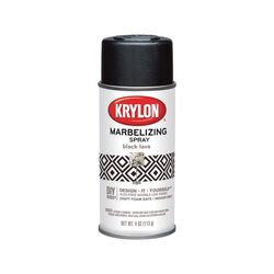 Krylon Marbelizing Textured Black Lava Spray Paint 4 oz