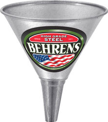 Behrens Silver 7-3/8 in. H Steel 32 oz Funnel