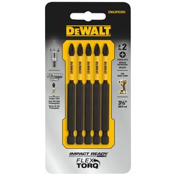 DeWalt Impact Ready Phillips #2 in. S X 3-1/2 in. L Screwdriver Bit 5 pc