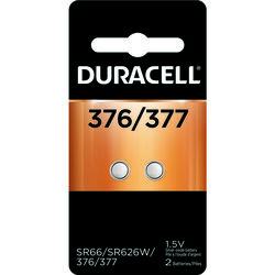 Duracell Silver Oxide 377 1.5 V Electronic/Watch Battery 2 pk