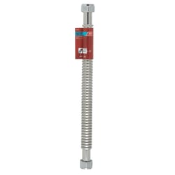 Ace 1 in. FIP T X 1 in. D FIP 18 in. Corrugated Stainless Steel Water Heater Supply Line