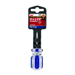 Ace No. 1 Sizes S X 1-1/2 in. L Phillips Screwdriver 1 pc